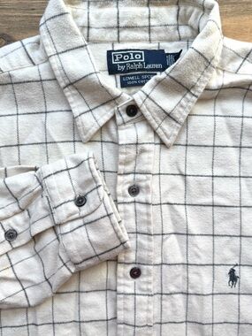 Polo Ralph Lauren Lowell Sport Flannel Check Button Shirt XL